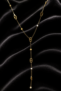 Collier doré en Y | Éclat délicat