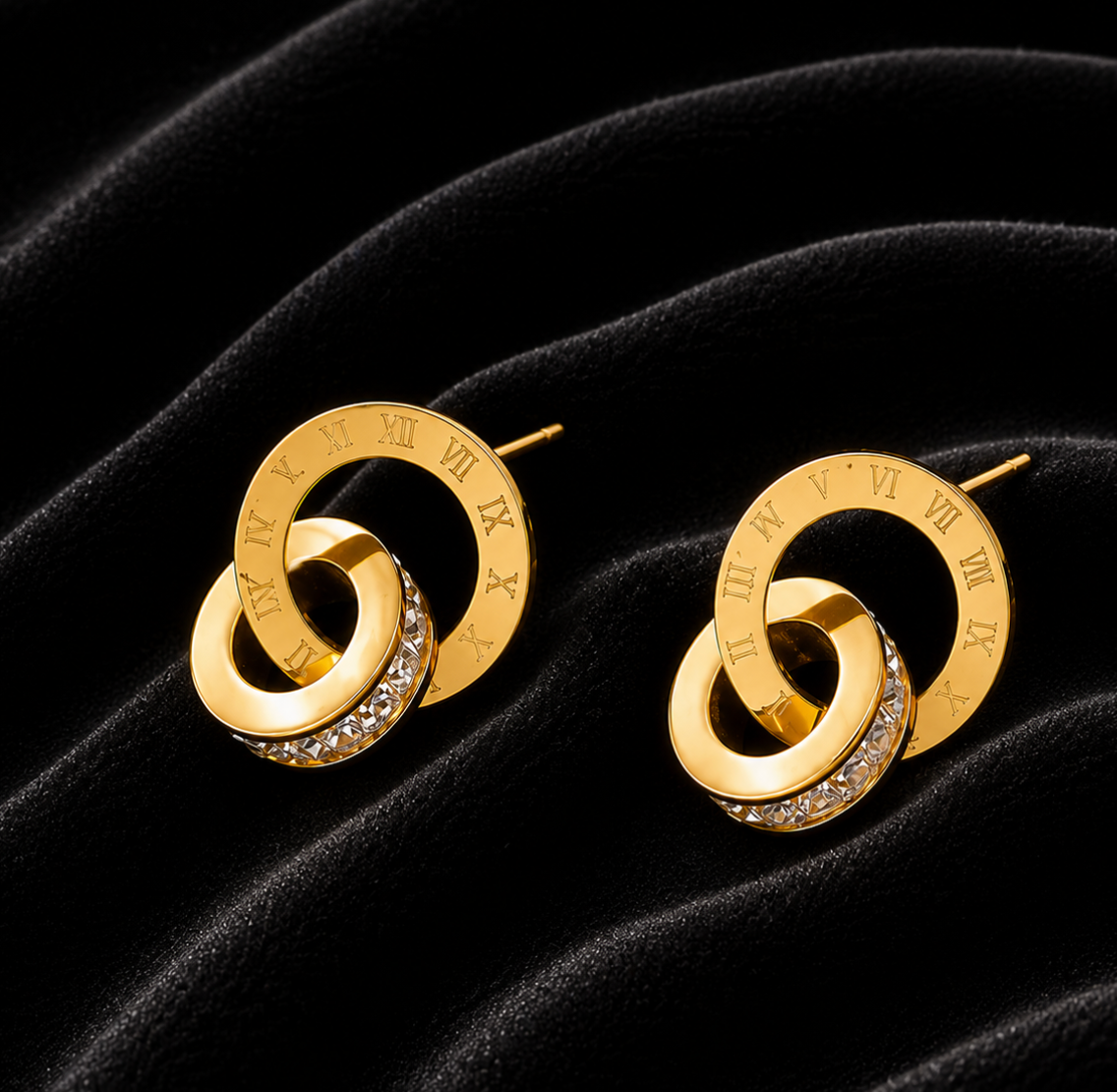 Boucles d'oreilles dorées | Éclat raffiné