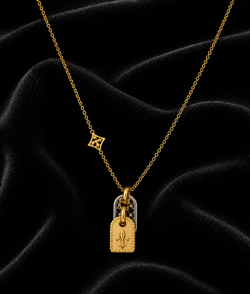 Collier doré délicat | Détail élégant