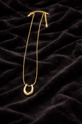 Collier doré chaîne fine | Pendentif