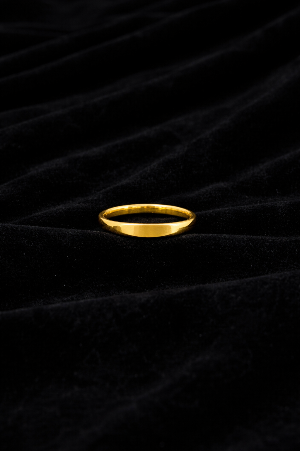 Bague dorée minimaliste | Finesse élégante
